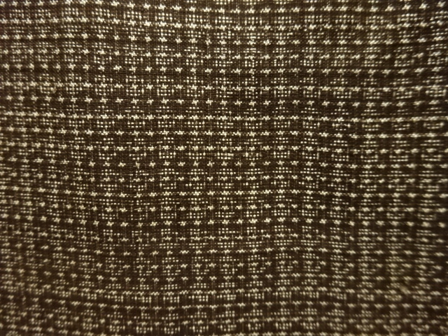 JAPANESE KIMONO / ANTIQUE MENS KIMONO / SILK / DORO OSHIMA TSUMUGI